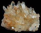 Tangerine Quartz Crystal Cluster - Madagascar #58807-3